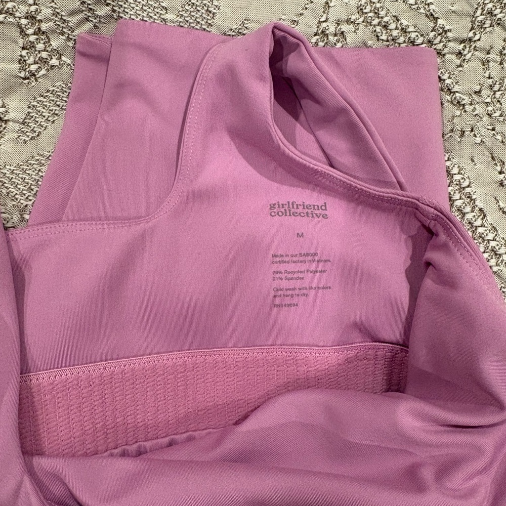 Girlfriend Collective Leggings + Bra Set - Picture 4 of 6